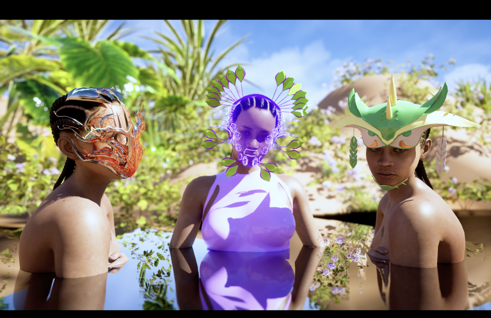 Video still of 'Home404', video installation by Sondi (2022)