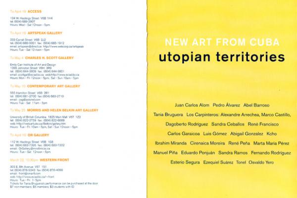 Flyer New Cuban Art
