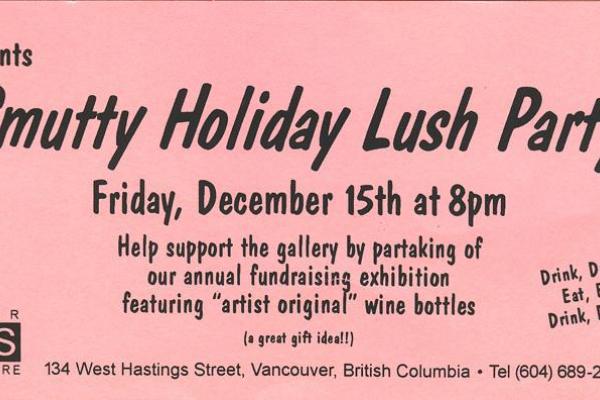 The Smutty Holiday Lush Party! flyer