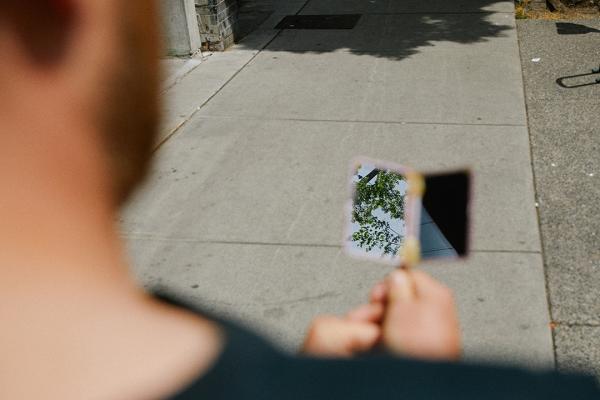 Jean Routhier. Anecdotes. 2019. Documentation of soundwalks. Photo by Denis Gutiérrez-Ogrinc.