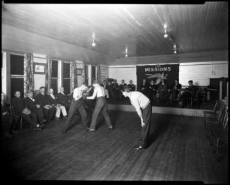 Seamen's Institute Boxing, September 12, 1927. Vancouver Public Library Archives