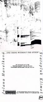 Flyer One Thing Without