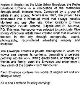Flyer Petite enveloppe