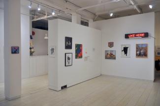 installation view of group exhibition
