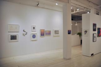 installation view of group exhibition